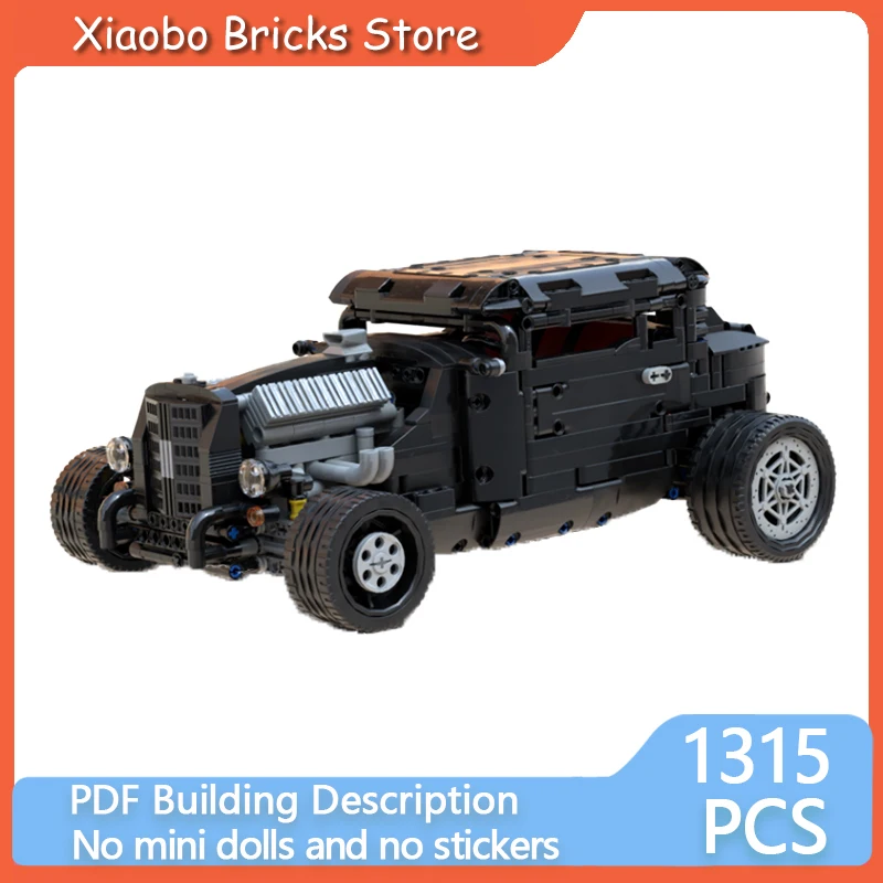 

Модель городской автомобиль MOC, строительные кирпичи, ретро внедорожник, модульная технология, подарки, праздник, сборка, детские игрушки, костюм