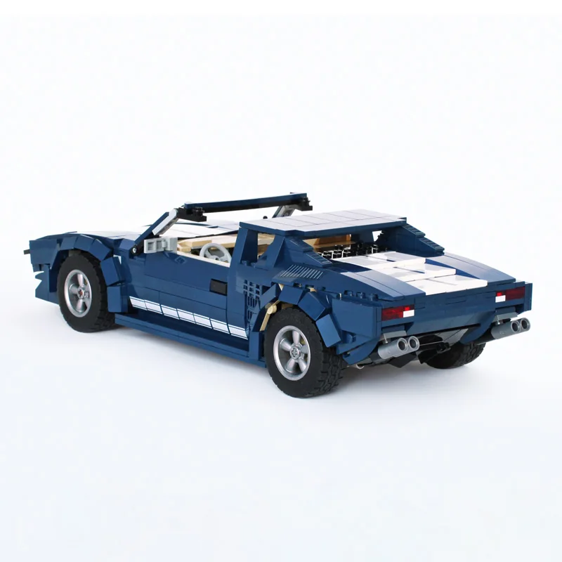 NEW MOC-10265 De Tomaso Pantera GT5 Ford Building Blocks Set Mustangs Sports Cars Bricks Model DIY Toys Gifts For Children Gifts