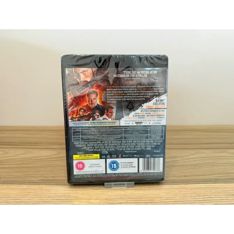 British Version 4K Blu Ray Hunter Craven With Chinese Subtitles