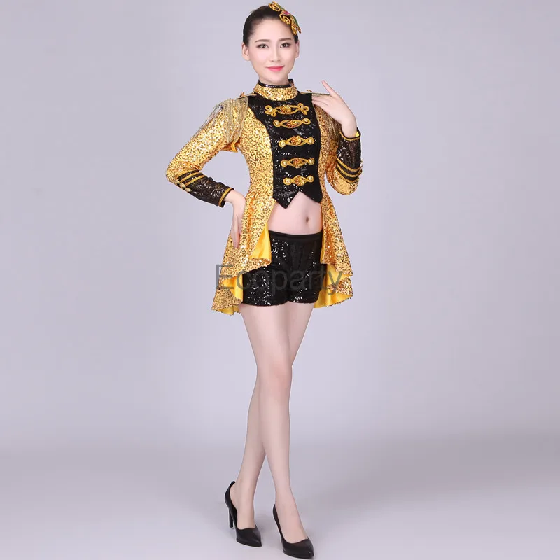 New Women Nightclub Dance Clothes Spanish Bullfighter Sequin Jacket Club Bar Dj European Court Female Stage Perform Costume