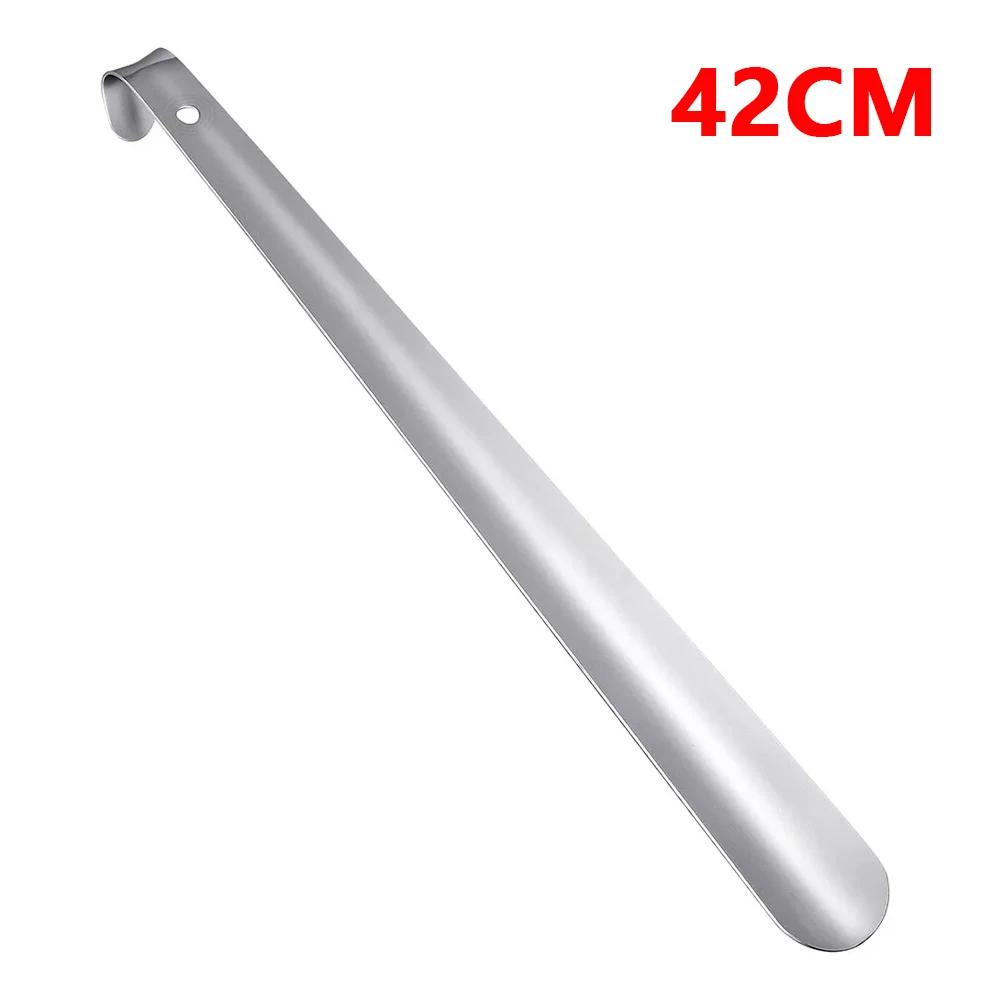 Professionele Schoenlepel 42/52 Cm Rvs Schoenlepels Gemakkelijk Handvat Metalen Schoen Extractor Luie Schoen Helper Schoen accessoires - afbeelding 1