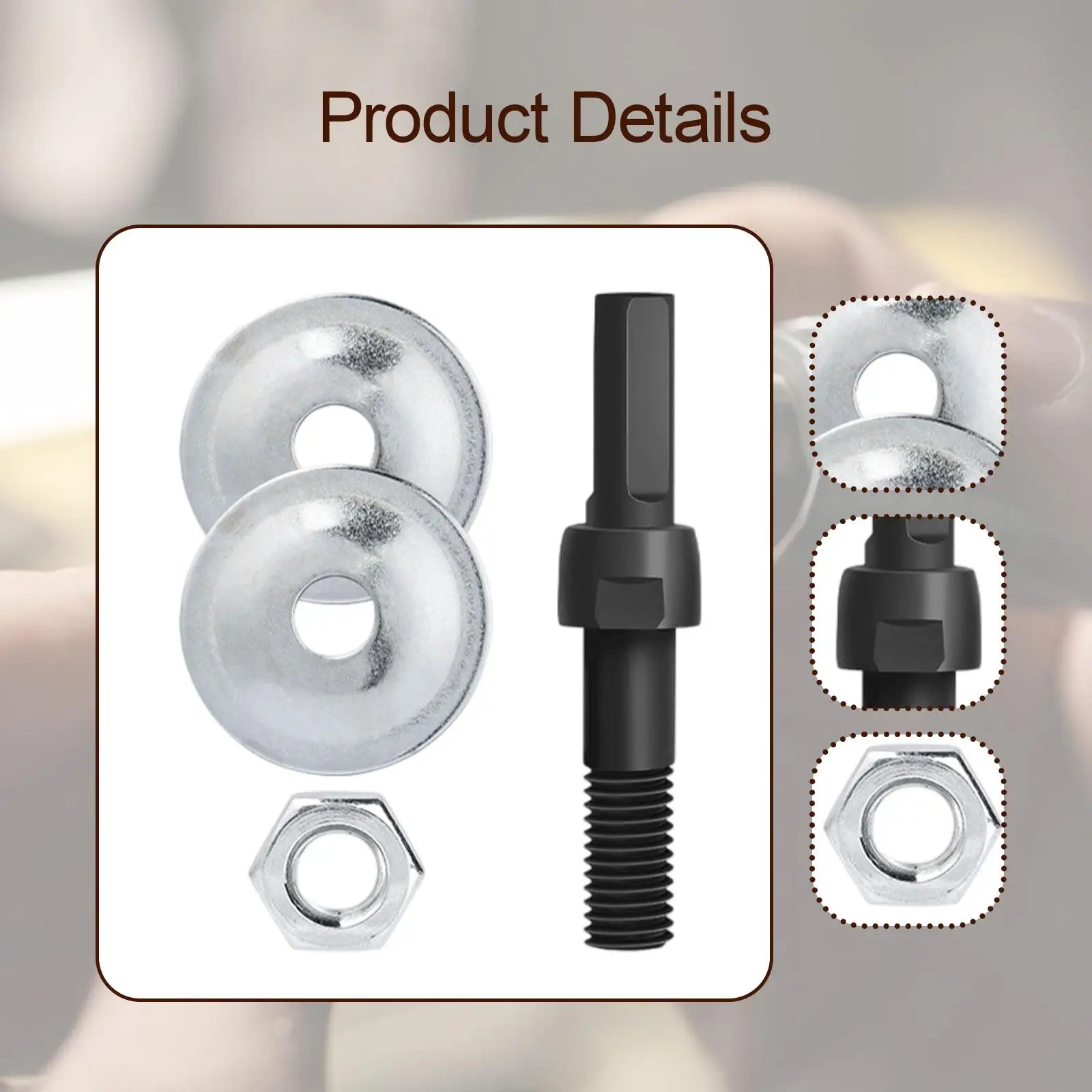 Grinding Wheel Connector Rod Angle Grinder Extension Grinding Wheel Adapter