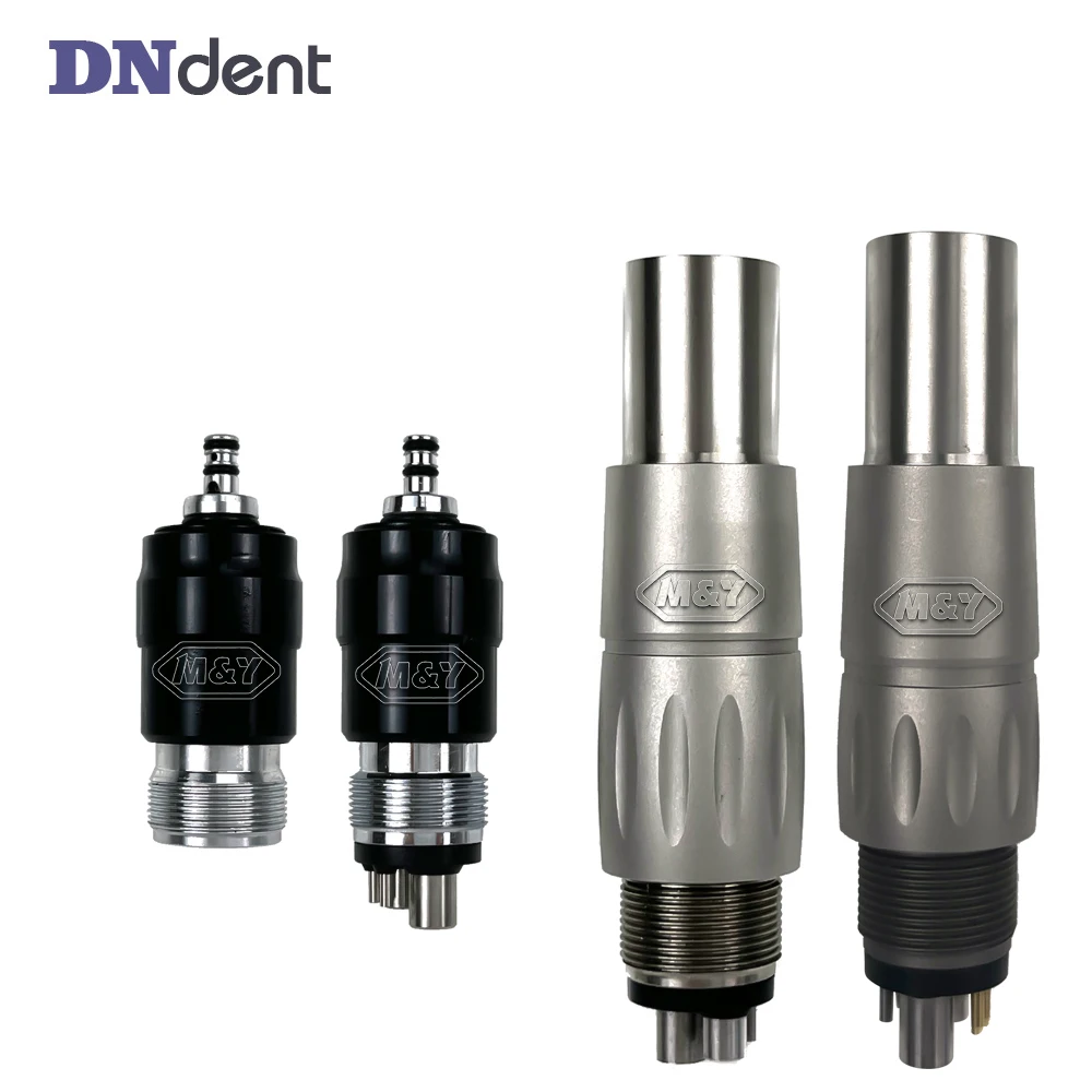 Dental Quick Coupler Swivel Coupling Adaptor 2hole 4hole 6hole Fit N*K QD PTL LED High Speed Handpiece