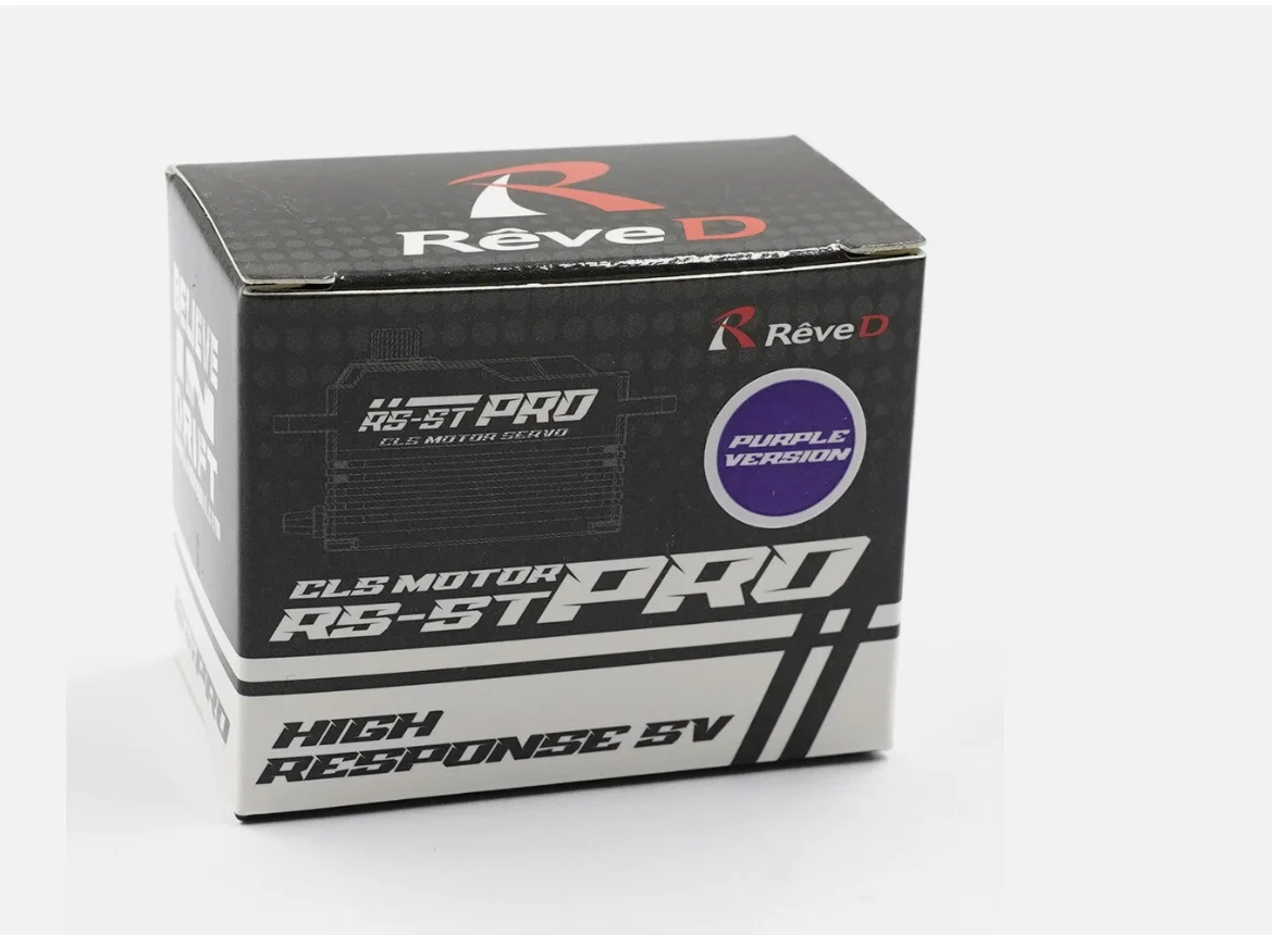 ReveD RS-ST PRO أجهزة رقمية عالية الجودة باللون الأسود لـ 1/10 Onroad RC Drift #   RS-STPK