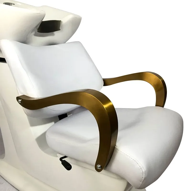 Foreign trade shampoo bed Hair salon Hair salon Beauty salon Shampoo flush bed Semi-reclining shampoo chair