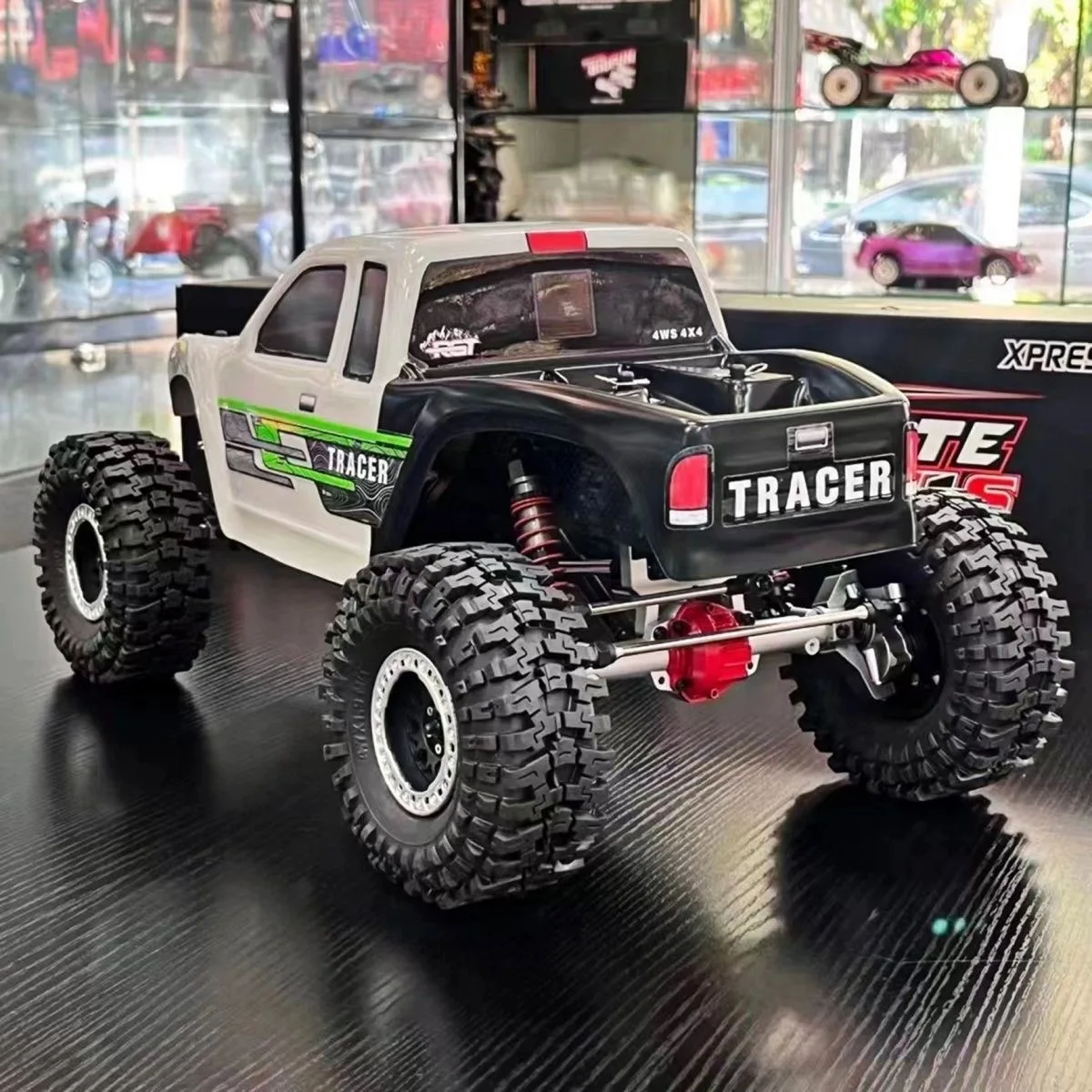 RC Auto 120 millimetri 1.9 "4PSC Gomma Morbida Ruota Pneumatico per 1/10 RC Crawler Auto Axial SCX10 ii 90046 Pro Capra TRX4 RC4WD D90