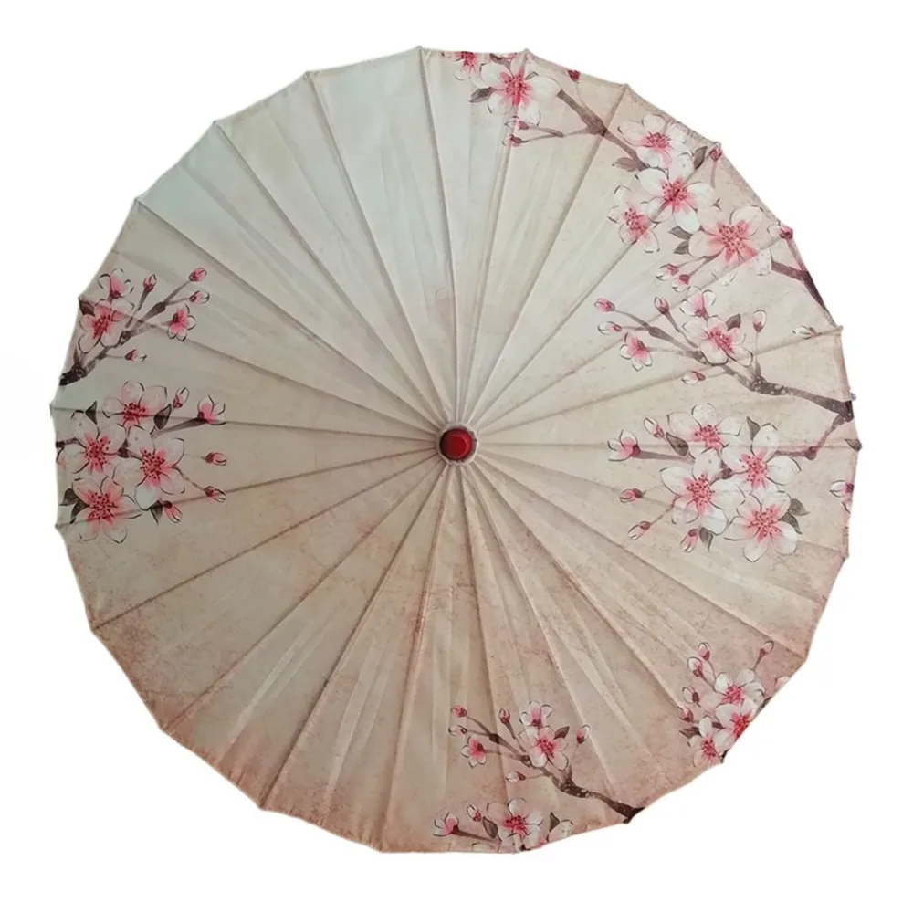 

Handmade Silk Cloth Women Umbrella Rain Proof Decorative Ancient Dance Umbrella Waterproof Chinese Oil Paper Umbrella Party