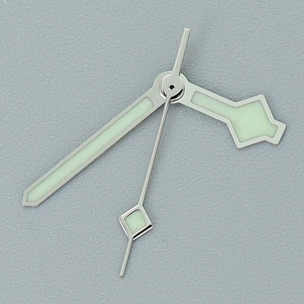 Hohe Qualität Silber Uhr Hände C3 Blau Helle Leuchtende NH35 Uhr Zubehör Uhr Zeiger für NH35 NH36 4R35 4R36 Bewegung