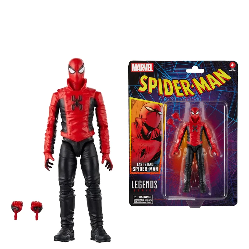 

Marvel Legends Series Last Stand Spider-Man: Comics Collectible Deluxe 6-Inch Action Figure Model Doll Digital Garage Kit