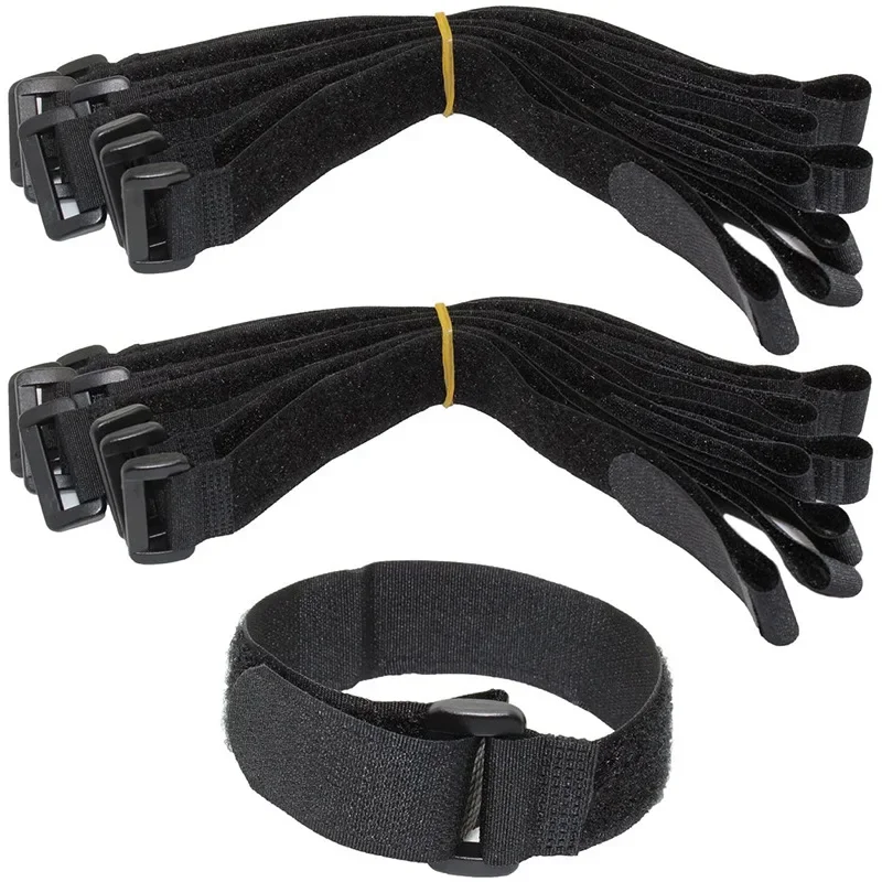 5pcs/lot Bicycle Handlebar Strap Holder Cycling Flashlight Tie Rope Bandages Universal Nylon Sticky Tie Fixed Items Bike Strap