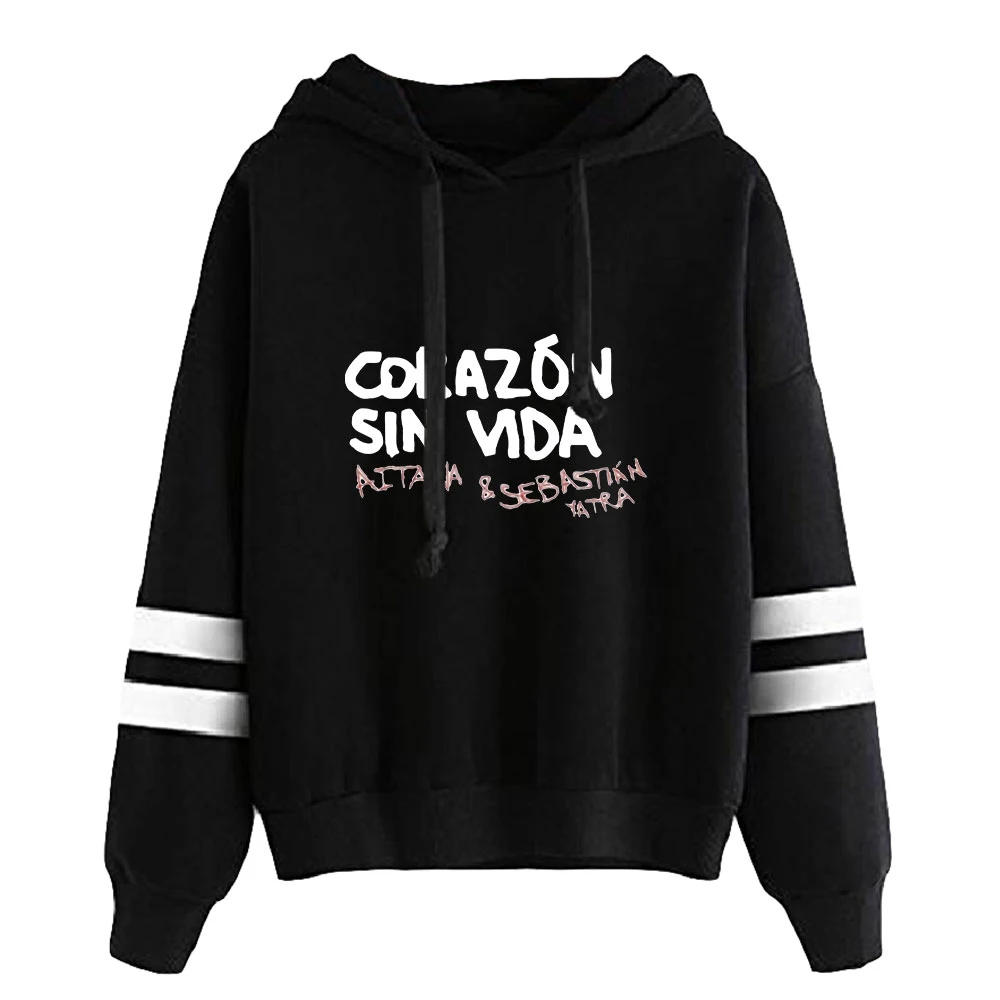 Sebastian Yatra Hoodie Unisex Pocketless Sleeve Women Men's Sweatshirt Harajuku Streetwear Pop Singer Clothes Plus Size