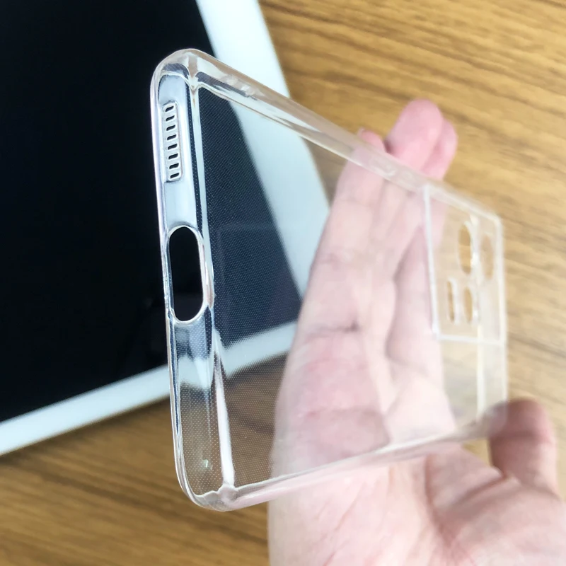 حافظة لهاتف فيفو iQOO 11 iQOO11 Pro 5G جديدة رفيعة للغاية من مادة البولي يوريثان والسيليكون وجل شفاف
