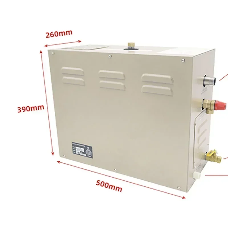 220v Home 6KW Sauna Steam Machine Household Steam Generator Automatic Descaling Sauna Steam Room Equipment