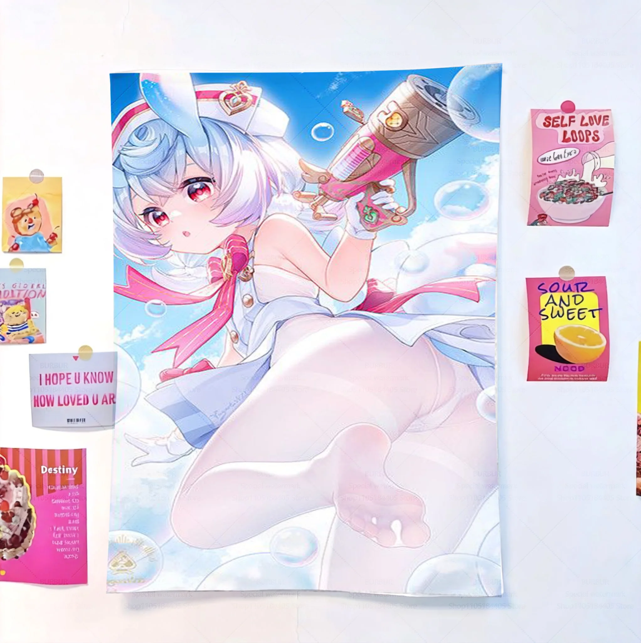 Sig-w-en ga-me character interior decoration tapestry, bedroom tapestry, secondary dimension living room poster tapestry, tapest