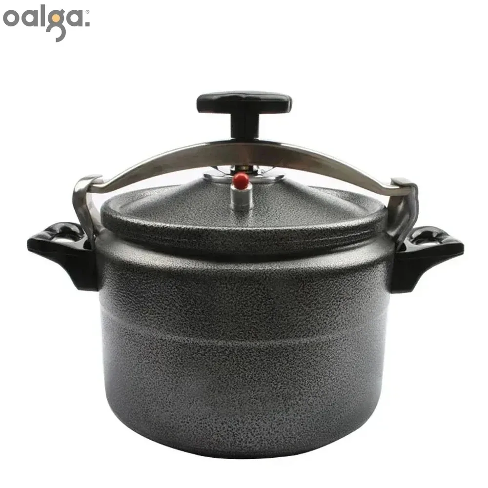 Panci Presto Aluminium 3L Anti-Ledakan untuk Berkemah di Luar Ruangan, Panci Presto untuk Ketinggian Tinggi, Kemasan Datar, untuk Memasak Rebusan