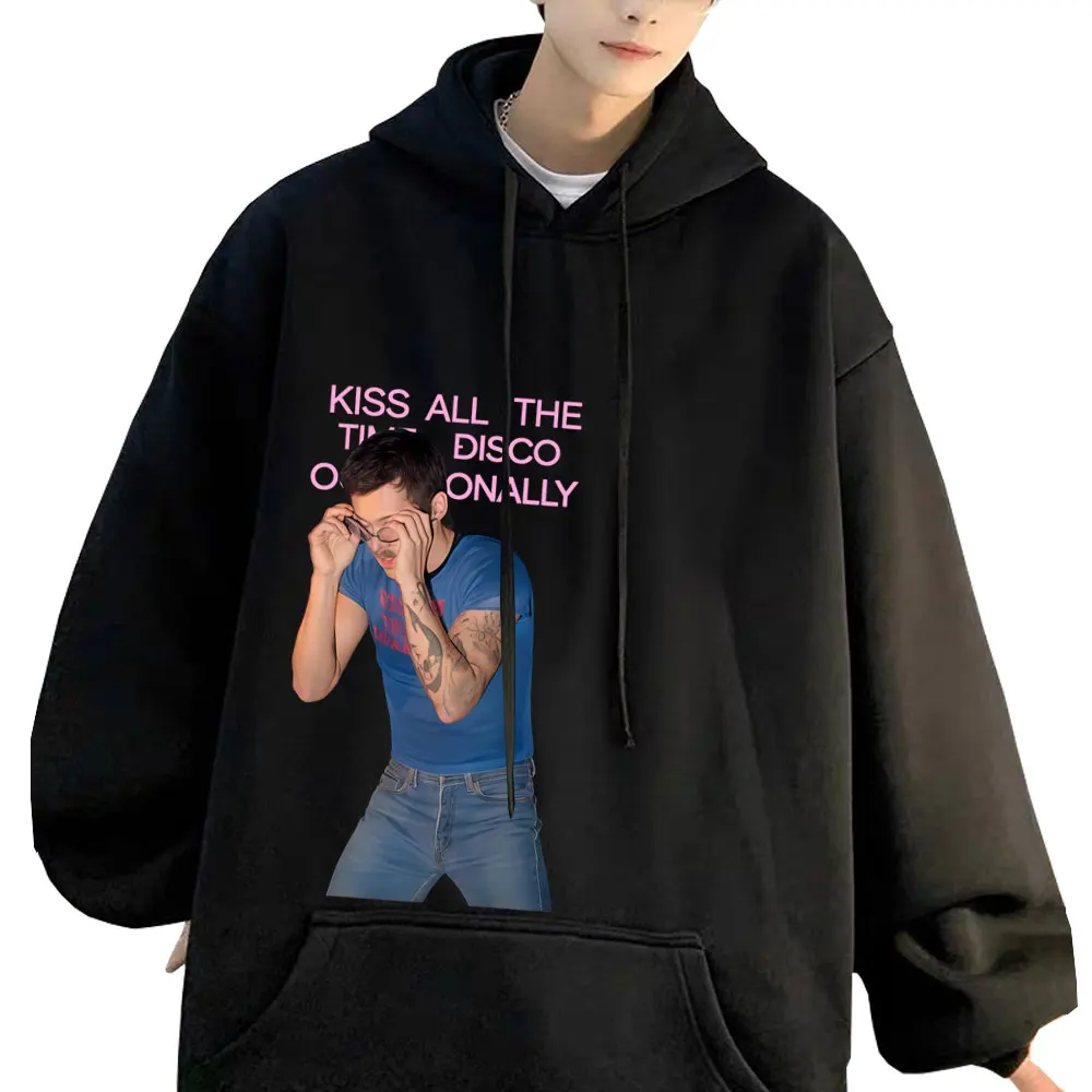 Kiss All The Time Disco Occasionally Album Same Style Hoodie Men Fashion Pop Music Sweatshirt Fleece Cotton Oversized Pullovers