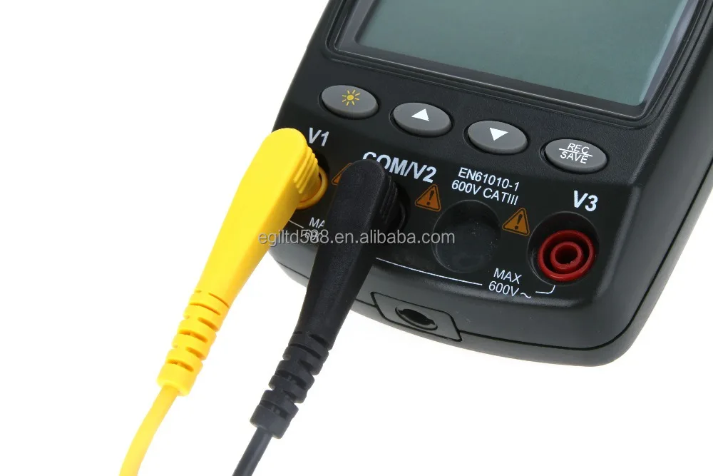 MS2205 Digital Clamp Meter AC RMS Active Power Factor Passive Frequency Harmonic Test