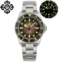 IX&DAO IPOSE Titanium Watch PT5000  Automatic Mechanical Movement Sapphire Luminous watches 20Bar Waterproof Men Wristwatch