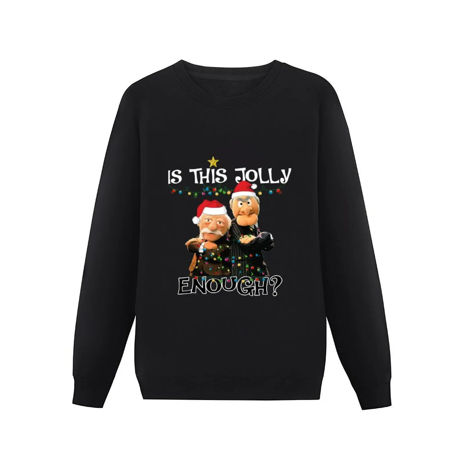 Is This Jolly Enough Christmas Pullover Hoodie hooded shirt autumn clothes aesthetic sweatshirts