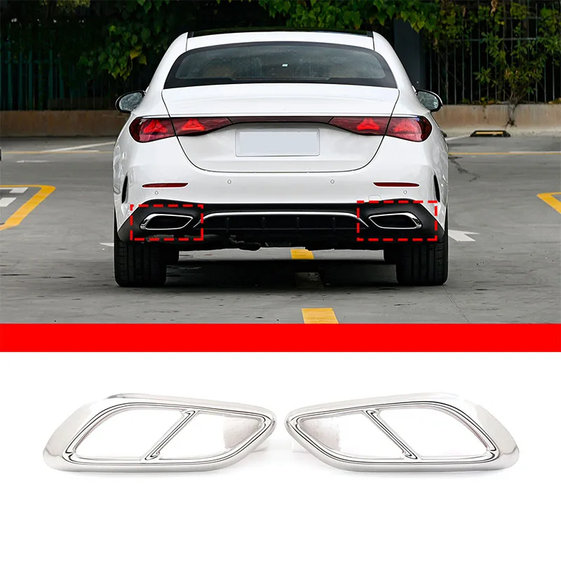 

Глушитель выхлопной трубы, накладка на наконечник труб, защитный чехол для Mercedes Benz E Class CLE W214 2024, спортивная версия