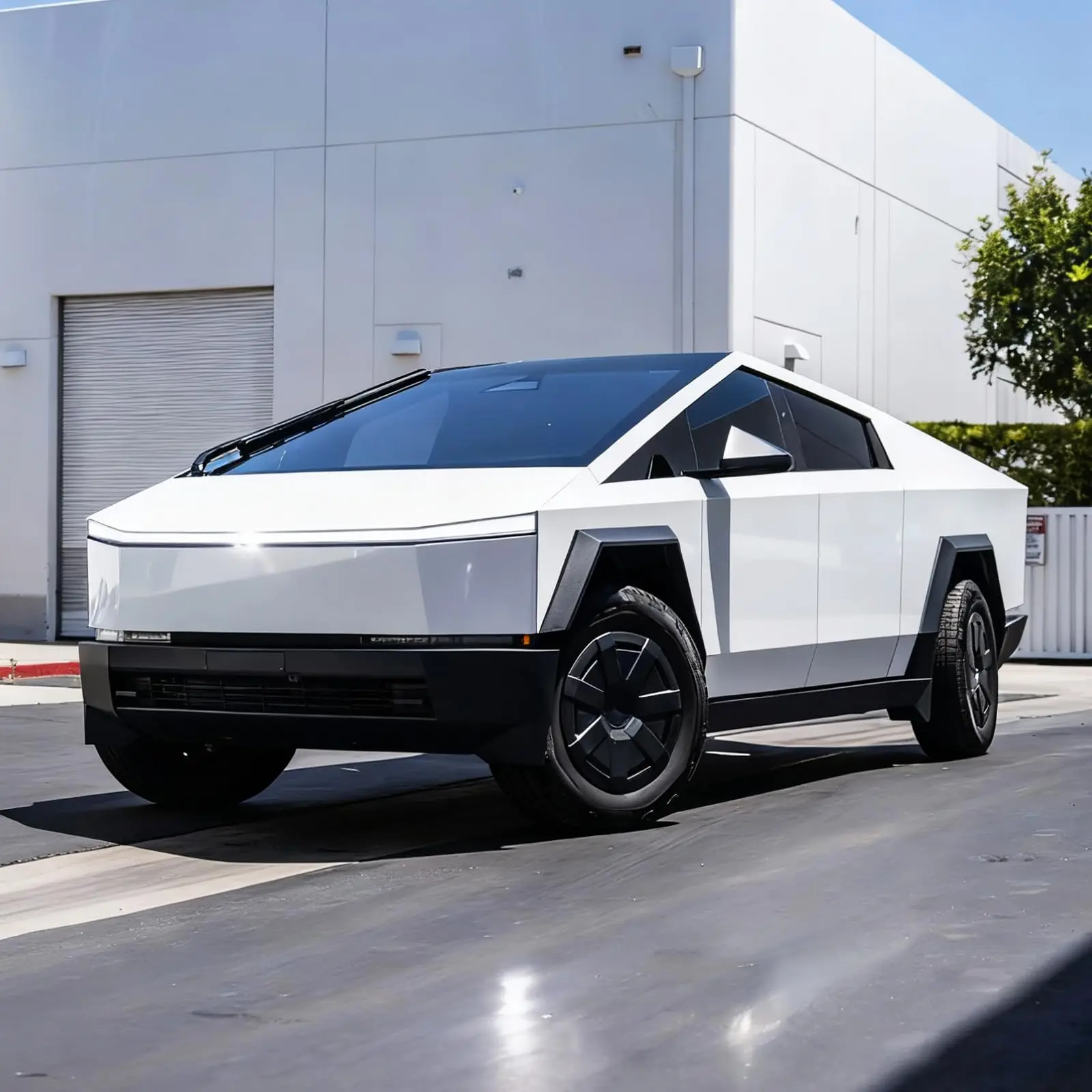

For Tesla Cybertruck 2024-2026 DIY Pearlescent White Precut Color Change Paint Protection Wrap Film PVC Exterior Accessories