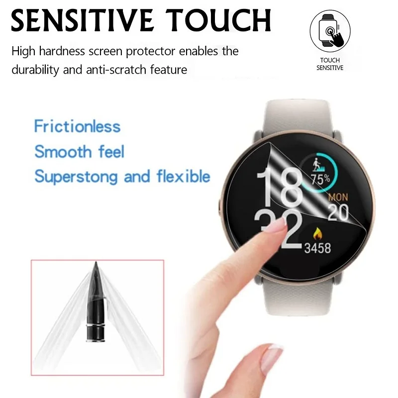 10PCS Soft TPU Hydrogel Protective Film for Polar ignite 3 Smart Watch HD Clear Screen Protector for Polar IGNITE 2/1