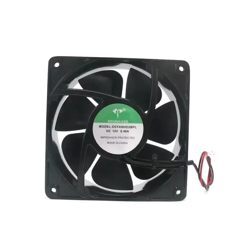 For Brand new 12cm/cm cm 12038 120 * 120 * 38MM DC12V aluminum alloy frame cooling fan