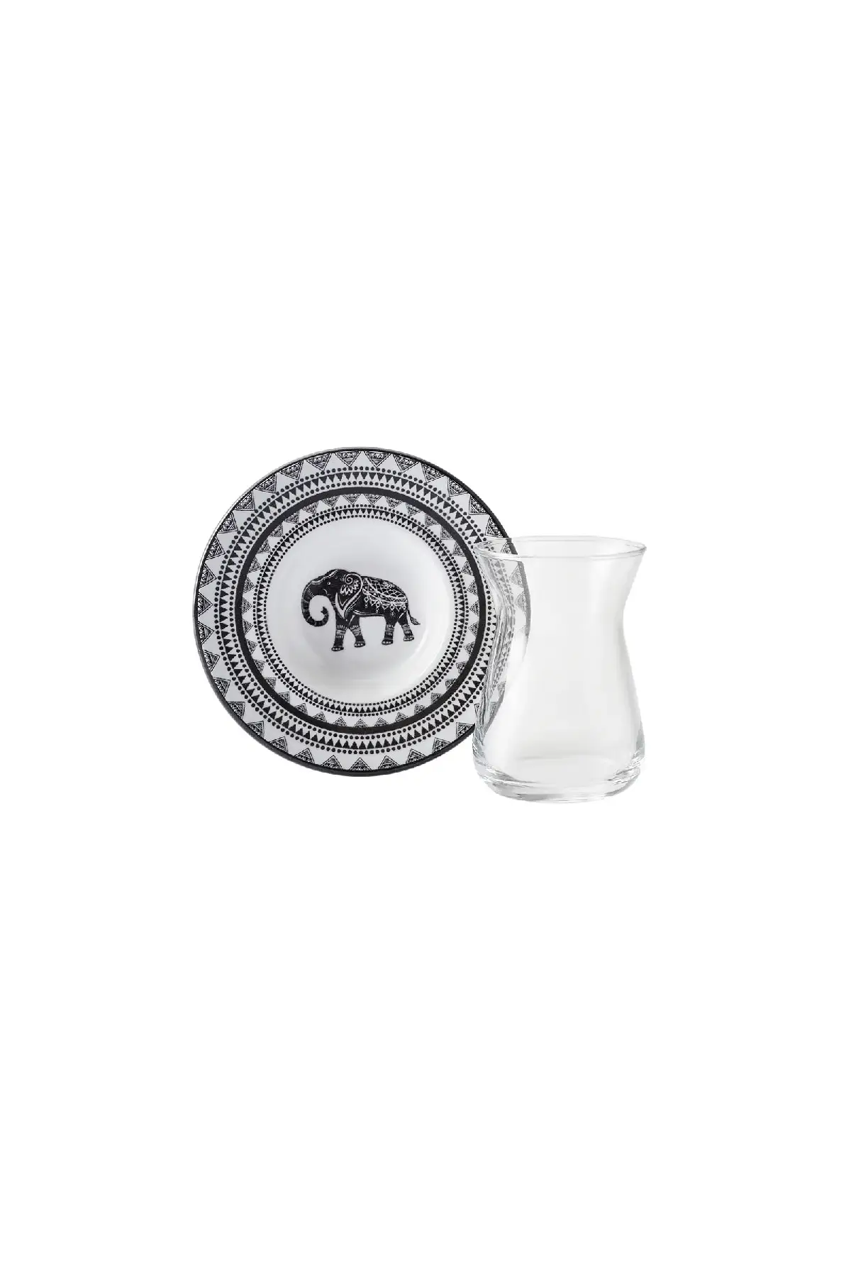 DOLBOVI elephant 4 pcs Tea set 170 Ml Turkish Tea Glass Cup