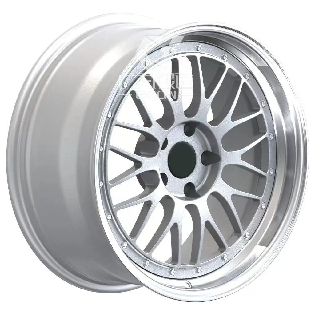 Factory Hotsale18 19 20 21 22 23 24 Inch Silver Finish Forged Wheels Custom Aluminium Alloy Deep Dish Wheels for Passenger Car