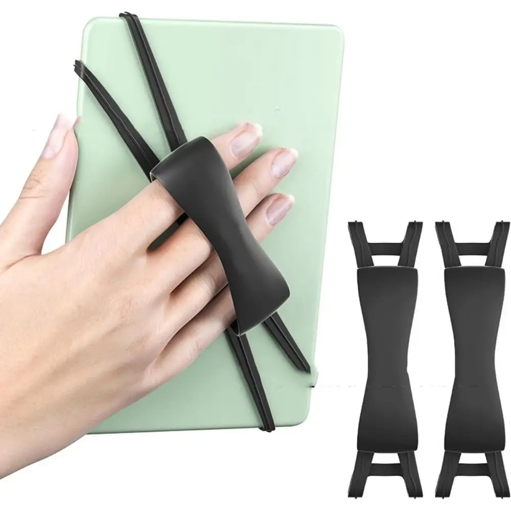 

Grip Strap Phone Holder Band Support Desk Decor Tablet Handed Grip Strap Solid Color Elastic Bike Phone Clip