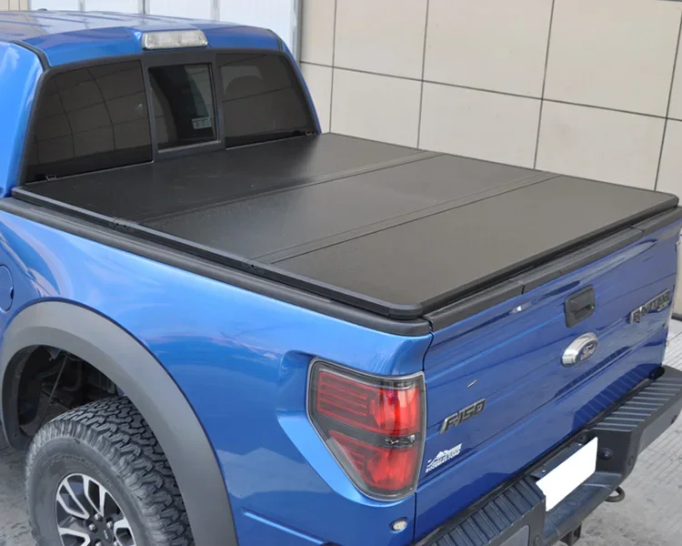 Liyuan  aluminum hard folding tonneau cover for  np300 2015+  4x4 accessories  japanese pickup trucks