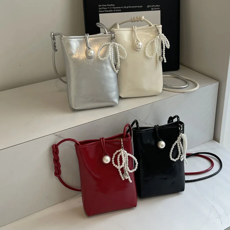 Bolsos de hombro portátiles de hilo de coser 2024, Bolsos de hombro sencillos de alta calidad para mujer con cremallera, Bolsas femeninas con cerrojo de Pu