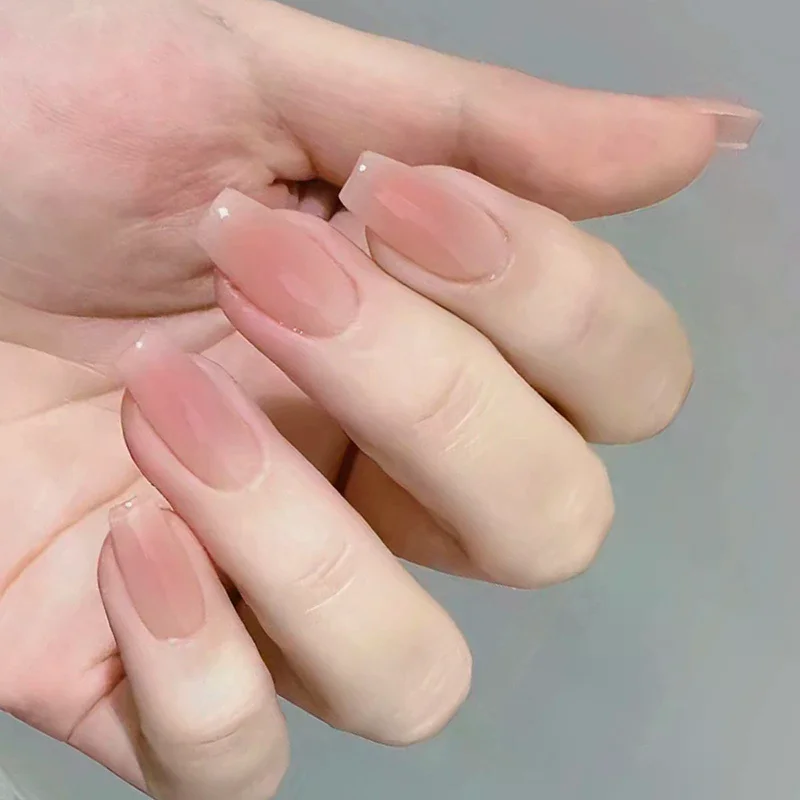 30 قطعة أحمر الخدود اللون الأظافر وهمية للإزالة الأظافر كاذبة يمكن ارتداؤها اضغط على الأظافر وهمية مسمار نصائح رسومات أظافر تمديد أدوات #6