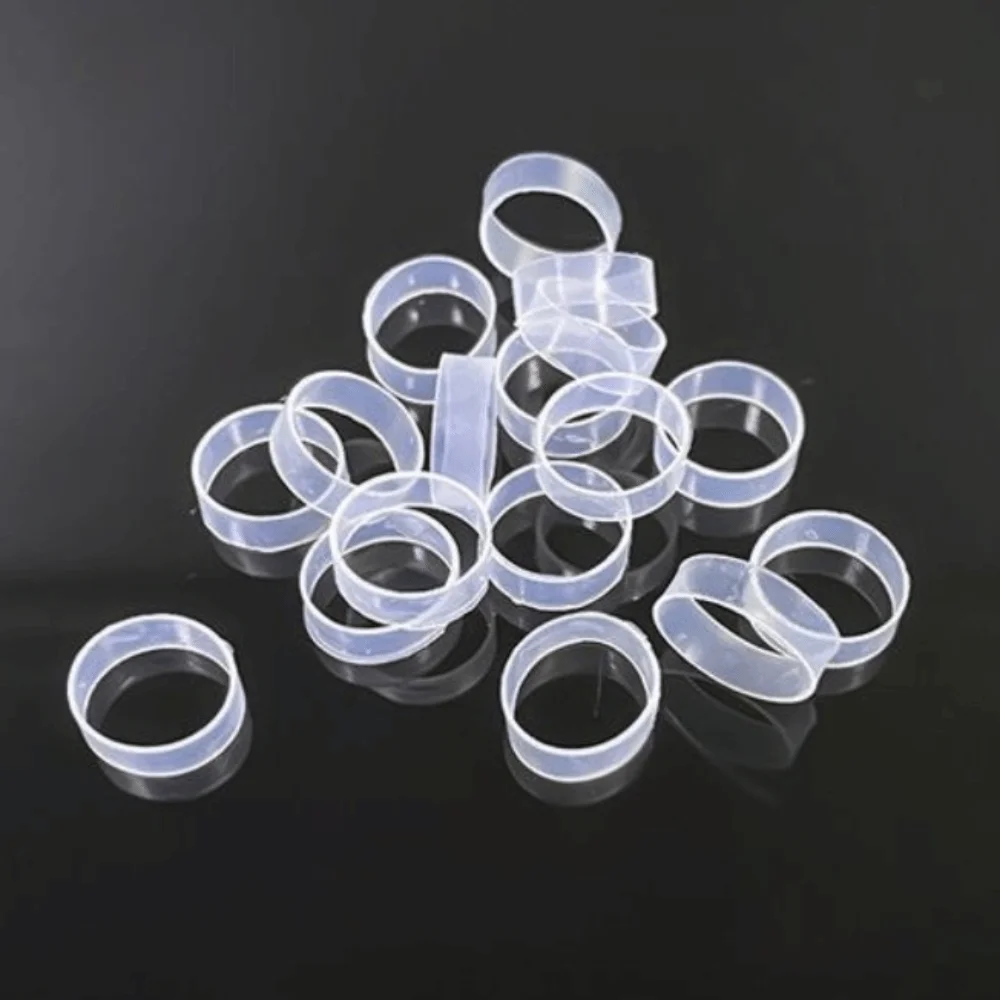 8PCS Transparent Joystick Protection Rings Anti Dust Anti Wear Joystick Silicone Guards for PS5 PS4 Pro Xbox VR2 ROG