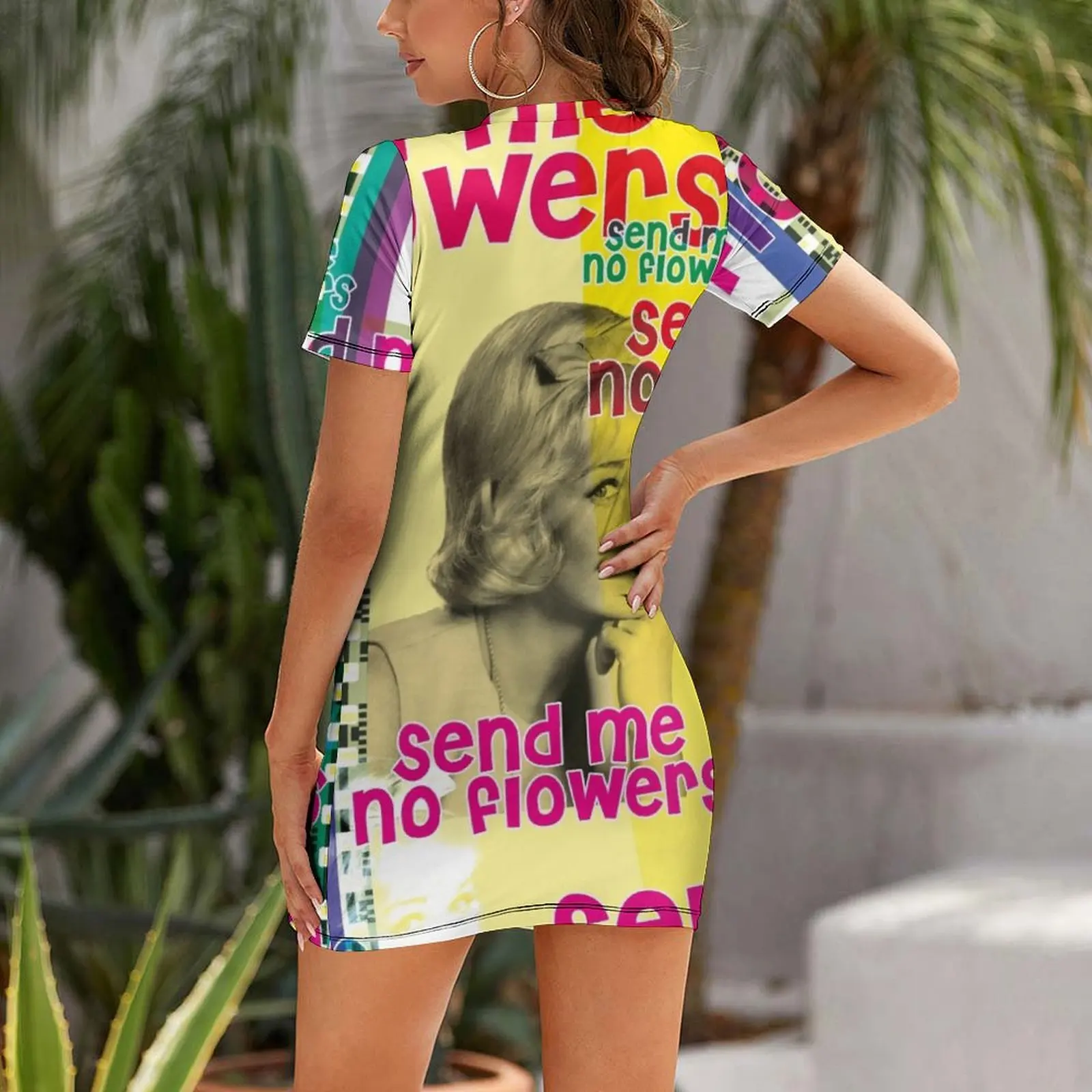 Send me no flowers, film 60s Short-Sleeved Dress Party dresses prom dresses 2025 clothes for women Women's summer dresses Dress