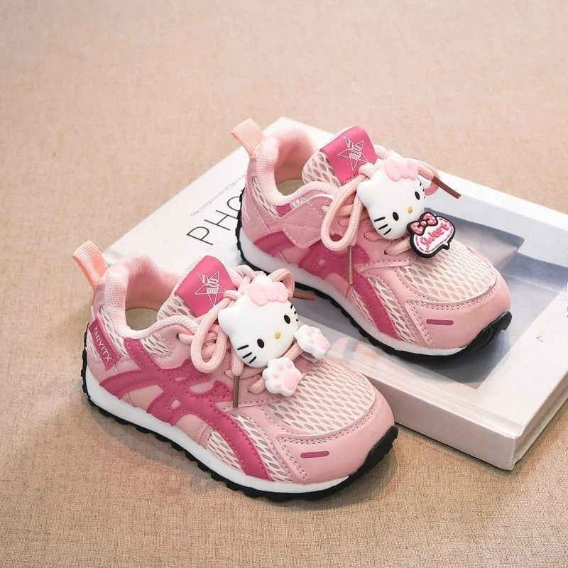 Girls' Cartoon German Trainer Sneakers 2026 New, Breathable Fashion Sport Shoes for Kids Casual Daily Wear