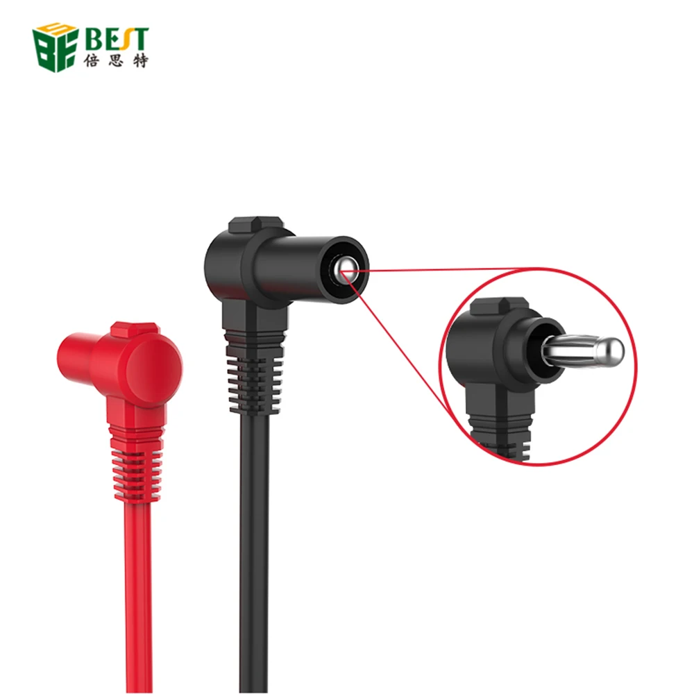 Universal Multimeter Test Leads Probe Pair Replaceable Needle Tips For CATIII 2000V 20A 76cm Feeler Wire Digital Meter Cable