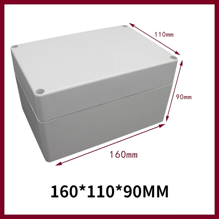 160*110*90mm custodia impermeabile per esterni scatola di plastica custodia per progetti elettronici custodia per scatola di giunzione impermeabile per strumenti