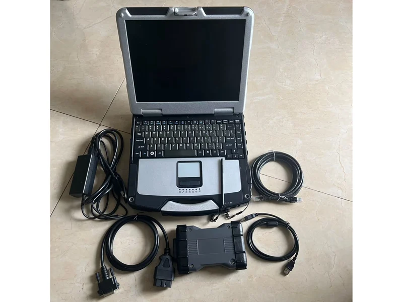 MB Star C6 VCI interface full cables diagnostic Tool V12/2024 software 512gb SSD in 90% New laptop CF31 i5 cpu Ready to use