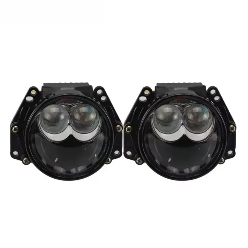 Motorcycle LED light, high power 3 inch LED projector headlight lens, non-destructive car modification 6000k