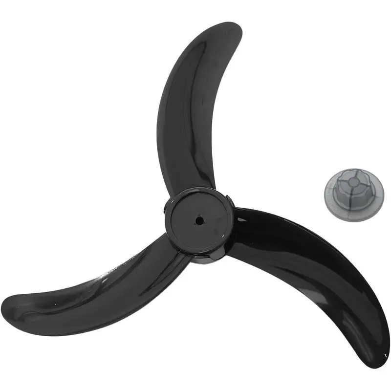 18 Inch thickened fan replacement blades，3 Leaf design，Comes with fastening nut Strong airflow、Runs with low noise，Plastic mater