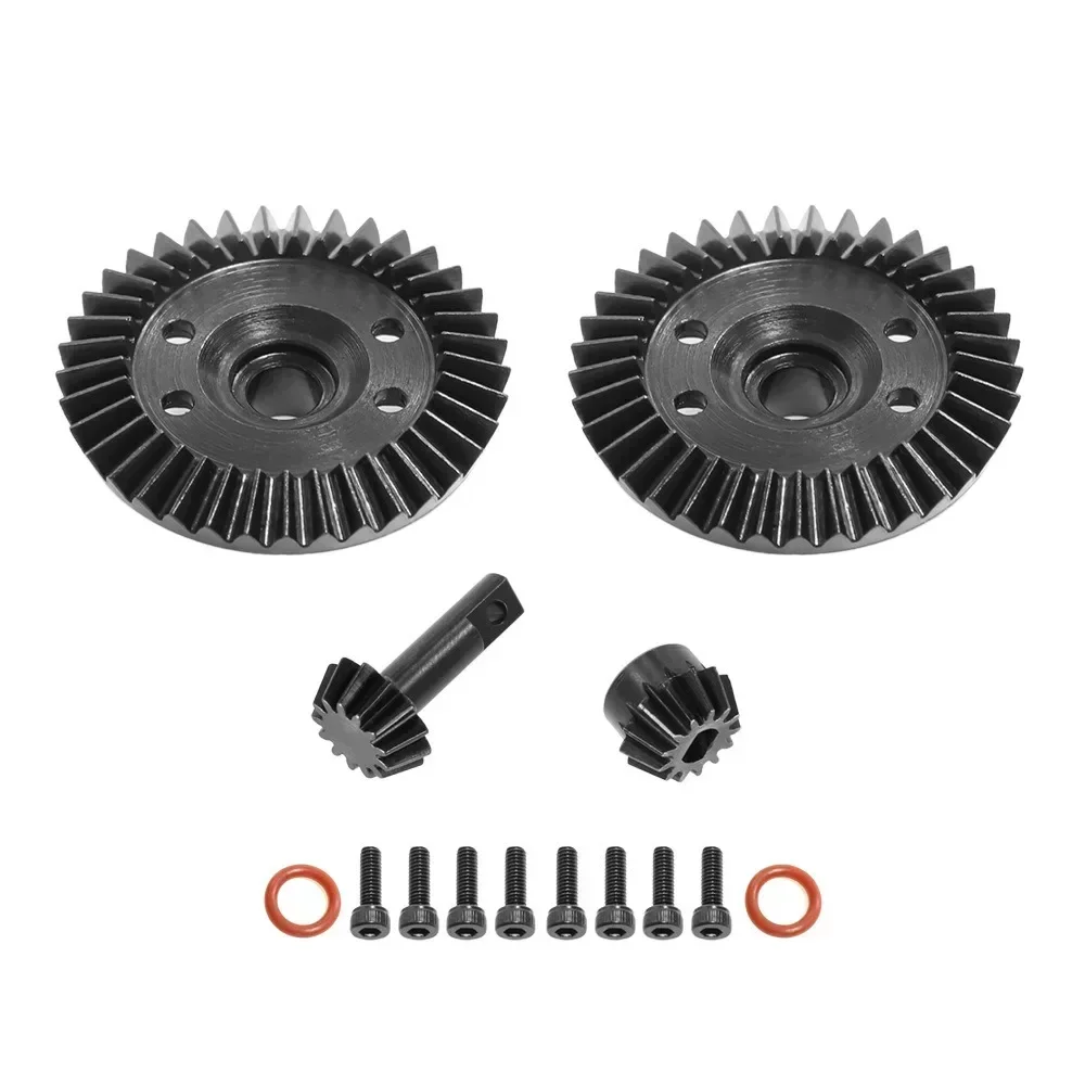 Steel Differential Ring Gear Output Gears Set 6882 5379 for Trxs Slash 4x4 Stampede Rustler HQ727 1/10 RC Car Upgrade Parts