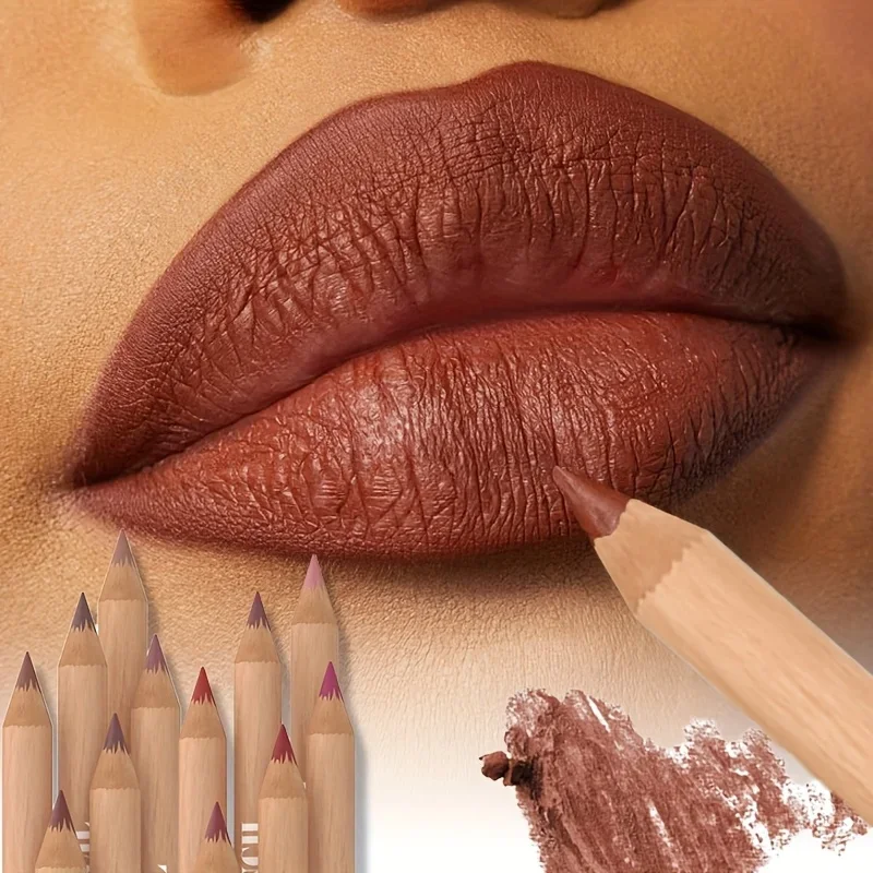 1pc Artistic Lip Liner,Matte Finish Lip Makeup Pencil,High-Pigmented Natural,Long Lasting Wear,Lip Liners for Makeup