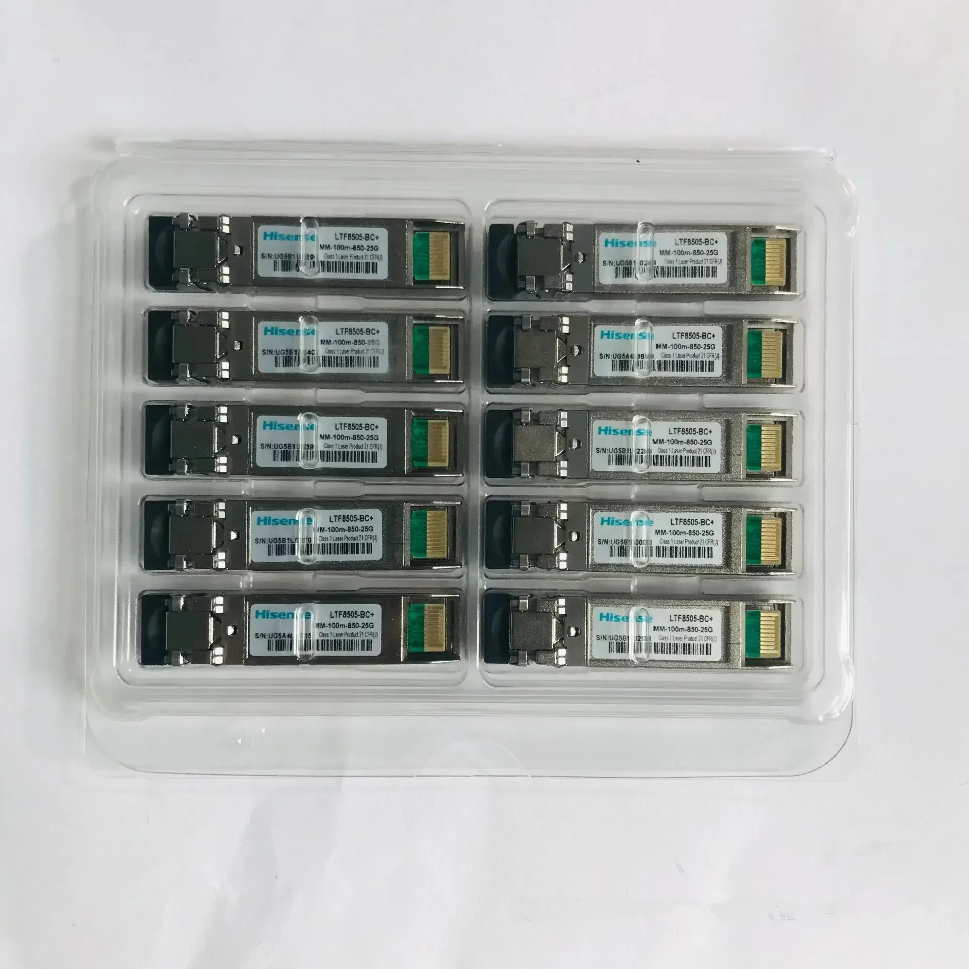 Hisense 25G SFP Fiber Transceiver/LTF8505-BC+ MM-100M-850-25G/Hisense Fiber Optic Module SFP 25G