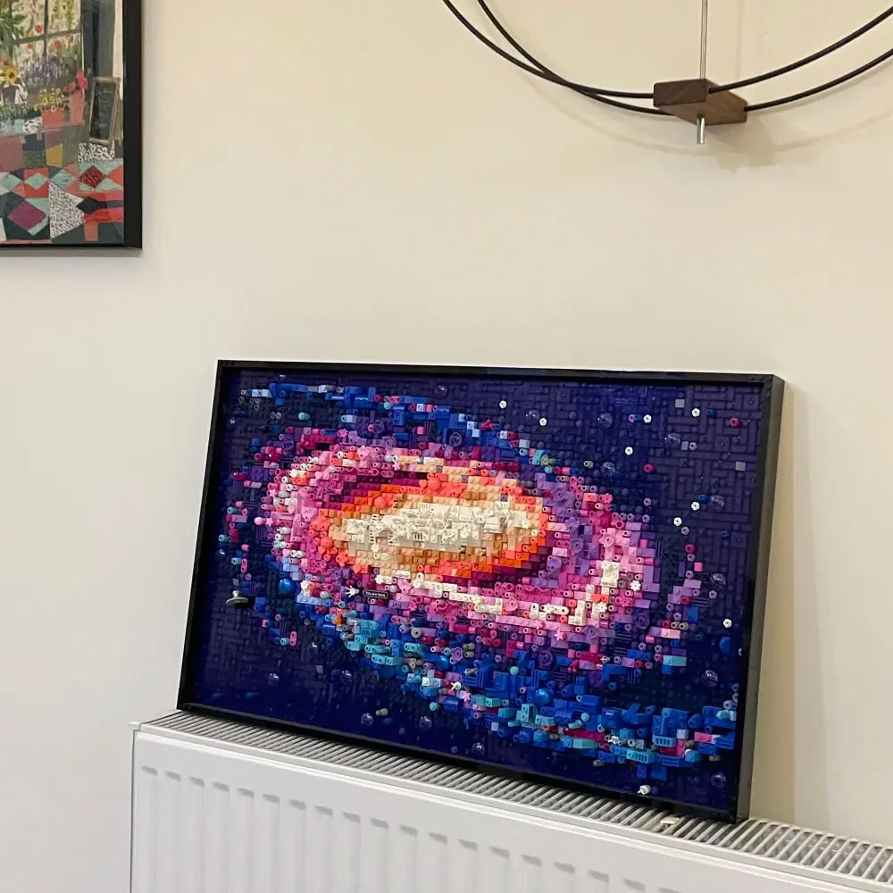 

3091PCS Creative 3D The Milky Way Galaxy Painting Building Blocks Famous Nebula Art Photo Frame Home Decorations Toys Adult Gift