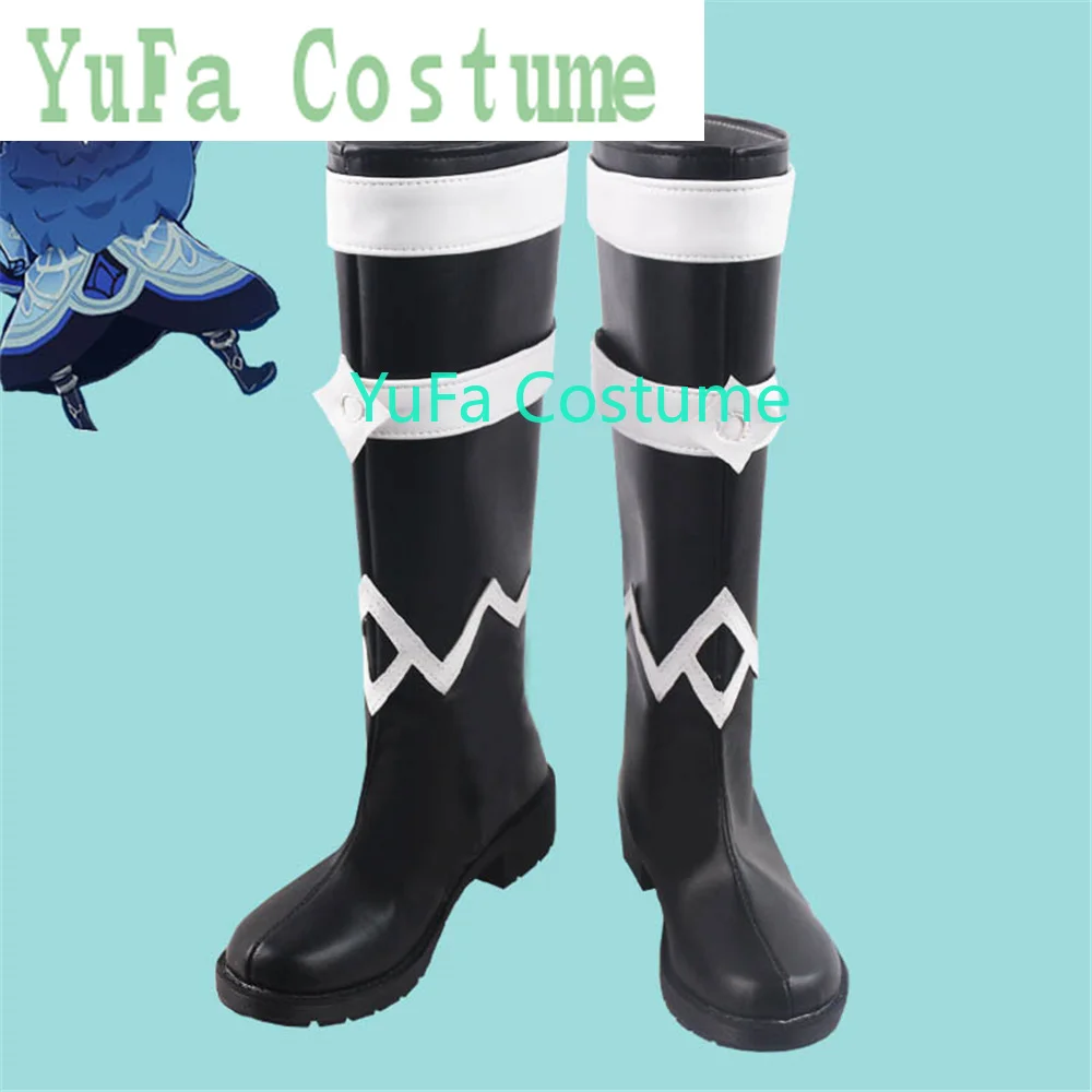 Genshin Impact Cos Suit Water System Fire System Ice System Abyss Mage Qiu Qiuren Cosplay Shoes Boots W1963