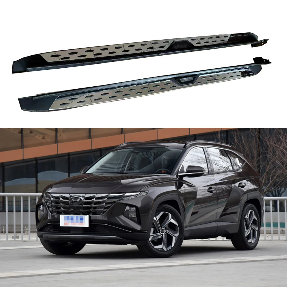 Fixed Running Board Fits For Hyundai Tucson 2021 2022 2023 2024 Side Step Nerf Bar Stair