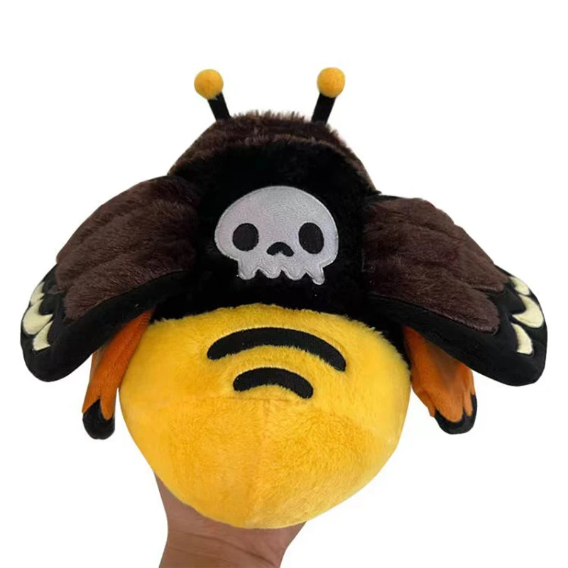 Testa della morte Hawkmoth Peluche Farcito in stile gotico Peluche di Halloween per bambini Decorazioni di Halloween Bambola Regali di cartoni animati Casa D