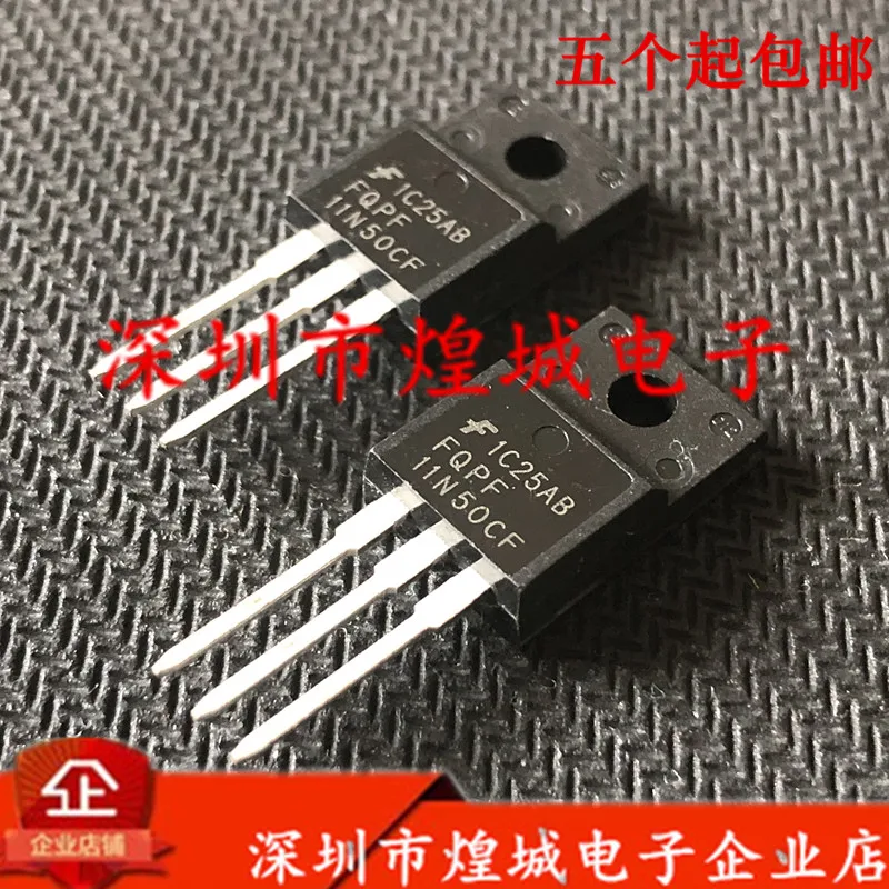 5PCS/Lot  FQPF11N50CF ½ TO-220F 500V 11A 5