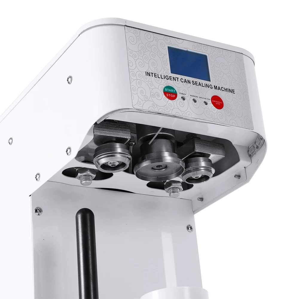 

Popular Automatic Aluminum Cover Sealing Machine Jar Sealing Machine for Sealing Cans/tins/bowls/pet Cups/milk Tea/beverage Shop